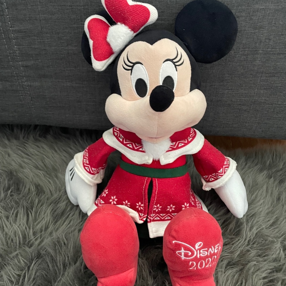 Disney Christmas, Minnie Mouse stuffed toy